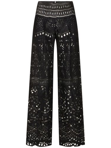 Pantalones Anchos De Algodón - ERMANNO SCERVINO - Modalova