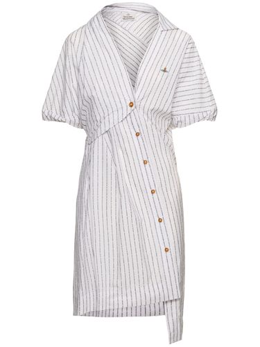 Natalia Asymmetric Poplin Shirt Dress - VIVIENNE WESTWOOD - Modalova