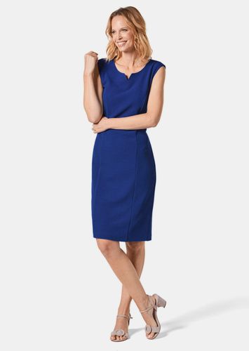 Strukturiertes Jerseykleid - royalblau - Gr. 24 von - Goldner Fashion - Modalova