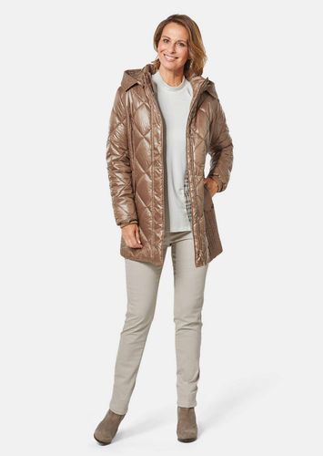 Longsteppjacke mit hübschem Innenfutter - camel - Gr. 19 von - Goldner Fashion - Modalova