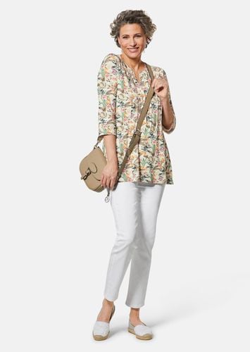 Figurschmeichelndes Drucktunika-Shirt - / bunt / gemustert - Gr. 21 von - Goldner Fashion - Modalova