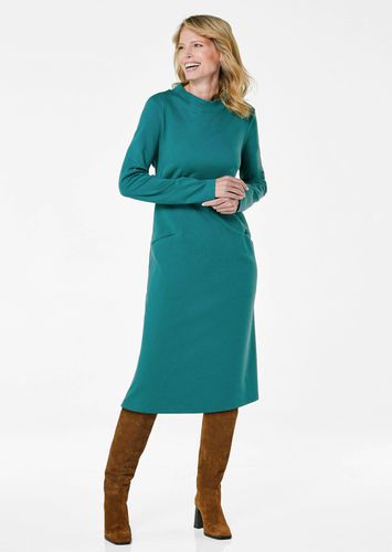 Jerseykleid mit Eingriffstaschen - dunkelgrün - Gr. 19 von - Goldner Fashion - Modalova