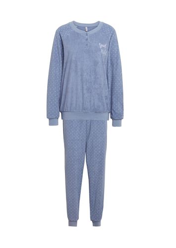 Weicher & bequemer Frotte-Pyjama mit Bündchen - / gemustert - Gr. 48/50 von - Goldner Fashion - Modalova