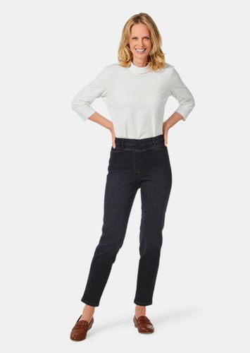 Super elastische Jeans LOUISA mit figurstreckenden Nähten - - Gr. 19 von - Goldner Fashion - Modalova