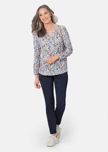 Blusenshirt in femininer Form - / gemustert - Gr. 20 von - Goldner Fashion - Modalova