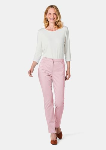 Leichte Baumwoll-Hose CARLA - rosé - Gr. 195 von - Goldner Fashion - Modalova