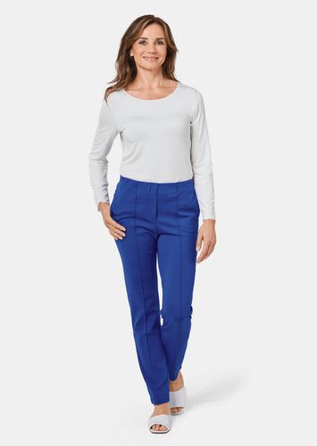 Moderne Hose LOUISA mit streckenden Biesen - royalblau - Gr. 19 von - Goldner Fashion - Modalova