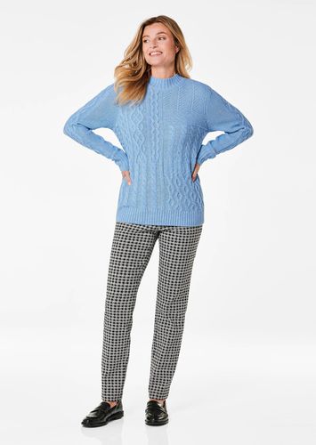 Weicher Pullover mit wunderschöner Struktur - hellblau - Gr. 22 von - Goldner Fashion - Modalova