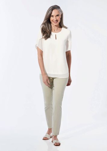 Bluse mit aufregender Ärmellösung - cremeweiß - Gr. 21 von - Goldner Fashion - Modalova
