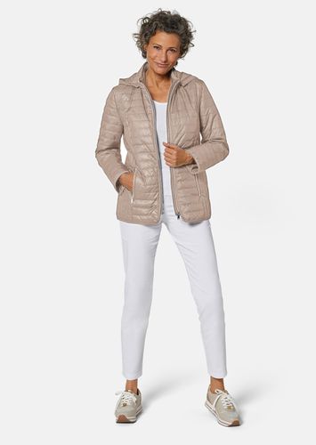 Steppjacke mit Kapuze - beige - Gr. 19 von - Goldner Fashion - Modalova