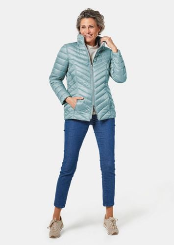 Steppjacke in figurschmeichelnder Optik - mint - Gr. 24 von - Goldner Fashion - Modalova