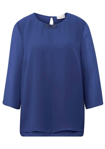 Luftige Bluse mit funkelnden Glitzersteinchen - royalblau - Gr. 20 von - Goldner Fashion - Modalova