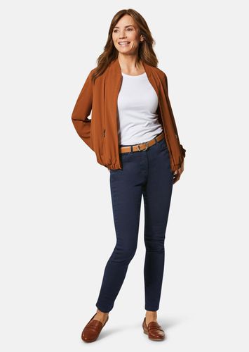 Glänzende Jacke in angesagter Blousonform - camel - Gr. 19 von - Goldner Fashion - Modalova