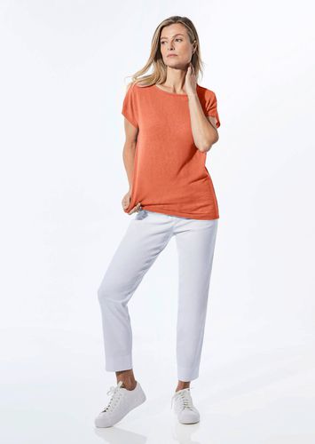 Shirt in Leinenoptik - mandarine - Gr. 24 von - Goldner Fashion - Modalova