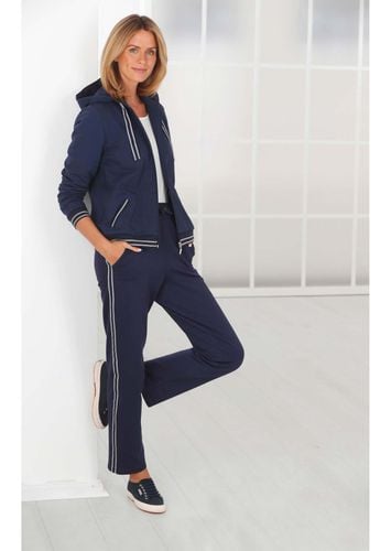 Freizeitjacke in Blousonform mit Kapuze - marine - Gr. 24 von - Goldner Fashion - Modalova