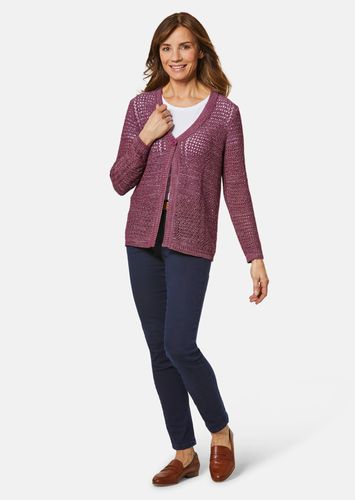 Cardigan - bordeaux - Gr. 19 von - Goldner Fashion - Modalova