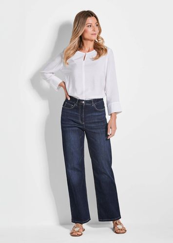 Denim Jeans mit weitem Bein - marine - Gr. 195 von - Goldner Fashion - Modalova