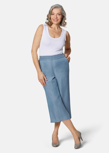 Bequeme Culotte in verkürzter Länge - hellblau - Gr. 25 von - Goldner Fashion - Modalova