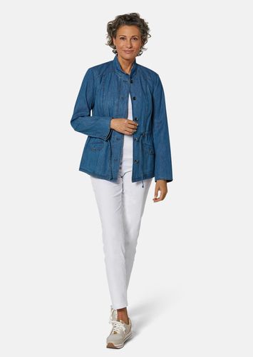 Sportliche Jeansjacke mit tollen Details - - Gr. 38 von - Goldner Fashion - Modalova