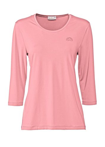 Shirt mit Rundhals und 3/4-Arm - rosé - Gr. 19 von - Goldner Fashion - Modalova