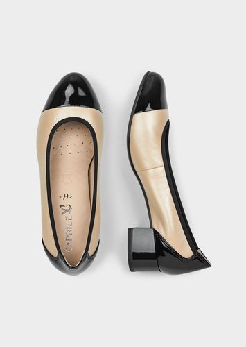 Pumps in klassischem Look - beige / schwarz - Gr. 36 von - Goldner Fashion - Modalova