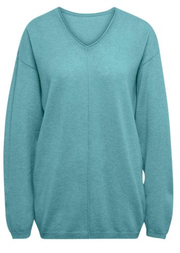 Kaschmirpullover mit V-Ausschnitt - mint von - Goldner Fashion - Modalova