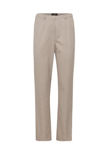 Karohose Comfort-Schnitt - beige / schwarz / kariert - Gr. 23 von - Goldner Fashion - Modalova