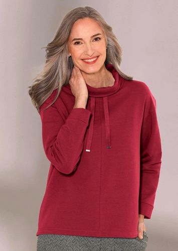 Sweatshirt mit halsfernen Kragen und Tunnelzug - Gr. 24 von - Goldner Fashion - Modalova