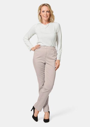 Leichte Baumwollschlupfhose MARTHA - beige - Gr. 195 von - Goldner Fashion - Modalova