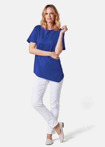 Asymmetrisches Shirt - royalblau - Gr. 19 von - Goldner Fashion - Modalova
