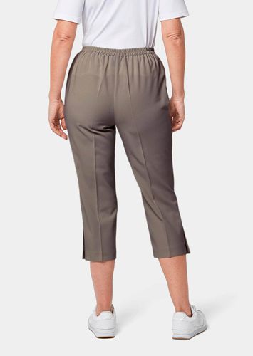 Pflegeleichte Capri-Schlupfhose - taupe - Gr. 195 von - Goldner Fashion - Modalova