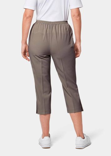 Pflegeleichte Capri-Schlupfhose - taupe - Gr. 245 von - Goldner Fashion - Modalova