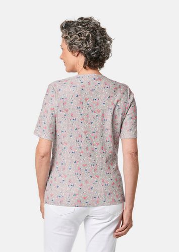 Pflegeleichtes Rundhalsshirt mit attraktivem Druck - stein / gemustert - Gr. 25 von - Goldner Fashion - Modalova