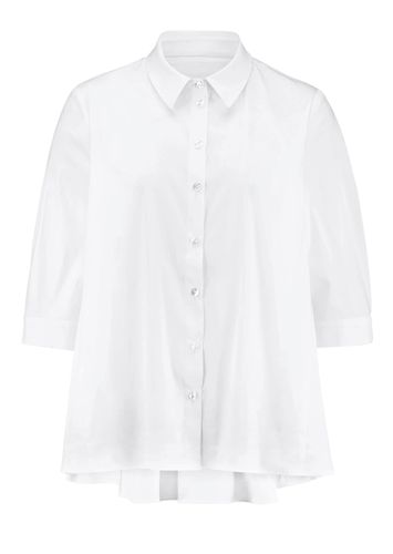 Elegante Bluse in trageangenehmer Qualität - weiß - Gr. 20 von - Goldner Fashion - Modalova