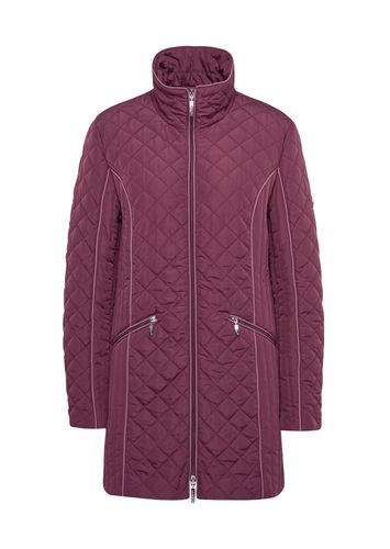 Longsteppjacke mit Kontrastpaspeln - aubergine / rosenholz - Gr. 24 von - Goldner Fashion - Modalova