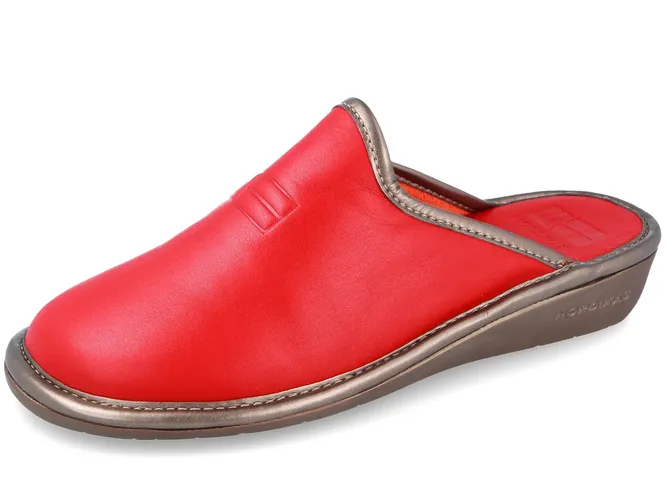 Rotes Leder 7399 Nordikas, Shoes hop, Damenschuhe, Hausschuhe, Hausschuhe, Damenschuhe, flache Schuhe - AliExpress - Modalova