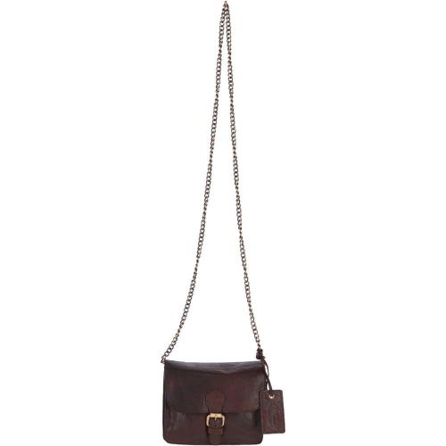 Vintage Mini Leather Shoulder Bag With Chain Strap: G27 Brandy Brown NA - Ashwood Handbags - Modalova