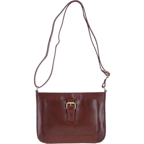 Vegetable Tanned Small Leather Shoulder Bag: V-27 Chestnut NA - Ashwood Handbags - Modalova