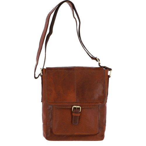 Medium Vintage Wash Leather Travel Bag: G-32 Tan NA - Ashwood Handbags - Modalova