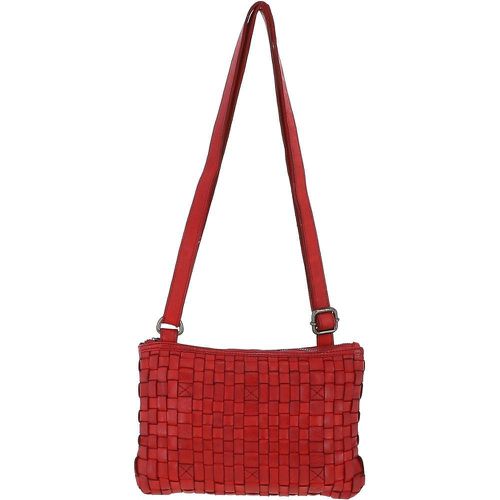 Vintage Woven Leather Crossbody Bag: D-70 Red NA - Ashwood Handbags - Modalova