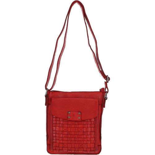 Vintage Woven Leather Crossbody Bag: D-76 Red NA - Ashwood Handbags - Modalova