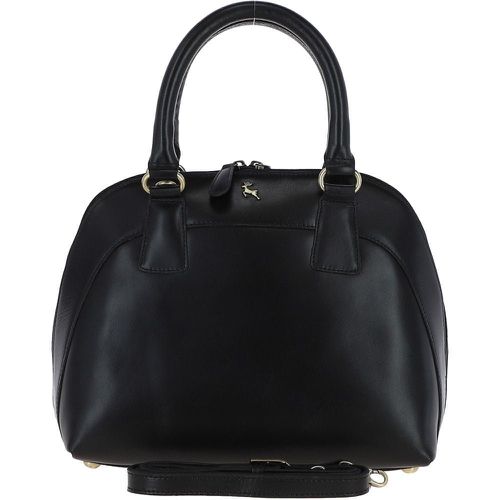 Della Moda' Vegetable Tanned Real Leather Tote Bag: V-30 Black NA - Ashwood Handbags - Modalova