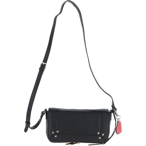 Ashwood Ladies Small Flap Over Leather Shoulder Bag: J-15 Black NA - Ashwood Handbags - Modalova