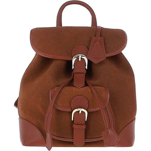 Ashwood Suede and Leather Backpack: S-16 Tan NA - Ashwood Handbags - Modalova