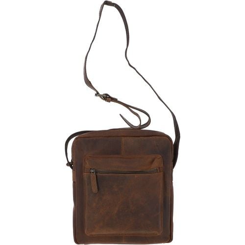 Ashwood Antico Vintage Genuine Premium Leather Body Messenger Bag with 11 inch Tablet Compartment & Multiple Organiser Compartments, Paddy Tan - Ashwood Handbags - Modalova