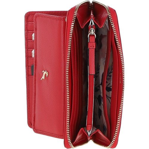 Dempsey" Large Leather Matinee Purse: S2 Poppy Red NA - Ashwood Handbags - Modalova