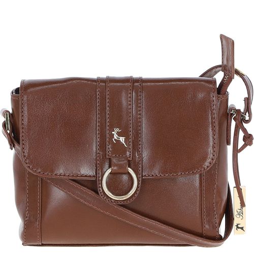 Vegetable Tanned Leather CrossBody Bag: 20-186 Bridge/vt NA - Ashwood Handbags - Modalova