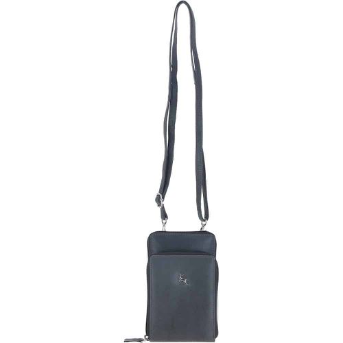 Aphrodite' Real Leather Crossbody Smart Phone Bag: PH-2 Grey NA - Ashwood Handbags - Modalova
