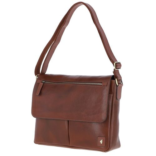 Real Leather Messenger Bag: GB Blake Chestnut NA - Ashwood Handbags - Modalova