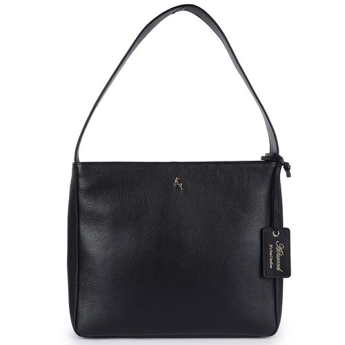 Capolavoro Veneziano' Real Leather Hobo Shoulder Bag: 64202 Black NA - Ashwood Handbags - Modalova